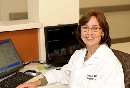 Dr. Jennie Jet at Desk