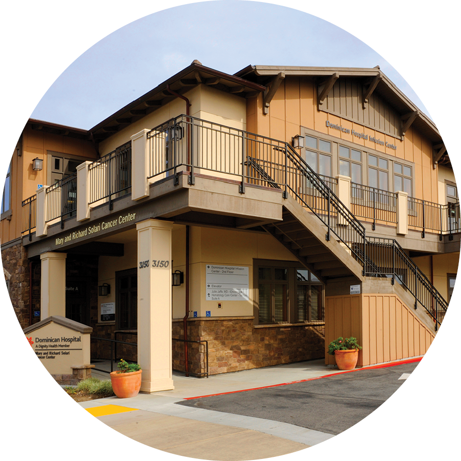 Circle image of the Wellness Center entrance