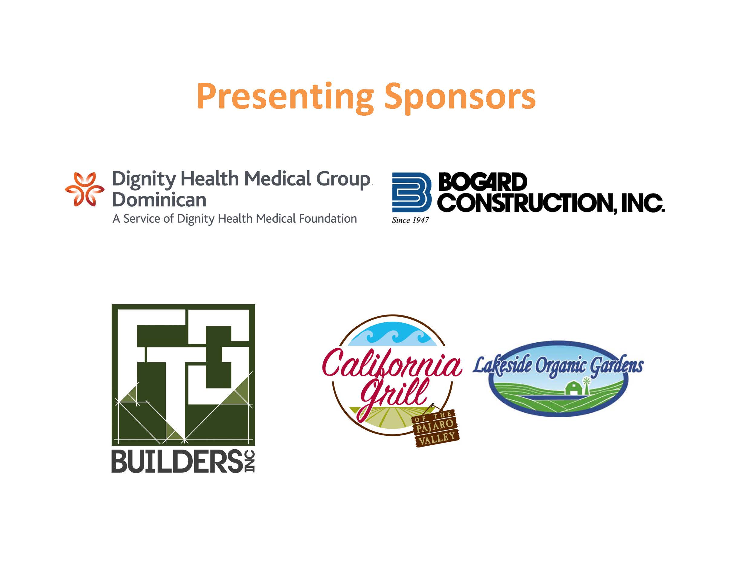 Presenting Sponsors